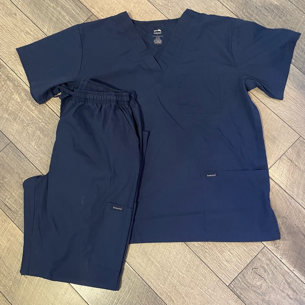Blue Dagacci Scrub Set